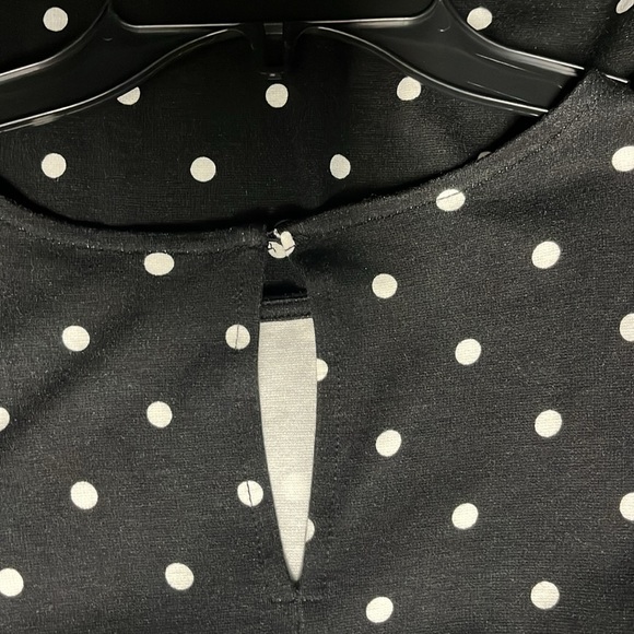 OLD navy black and white polkadot, dress size small - Picture 5 of 5